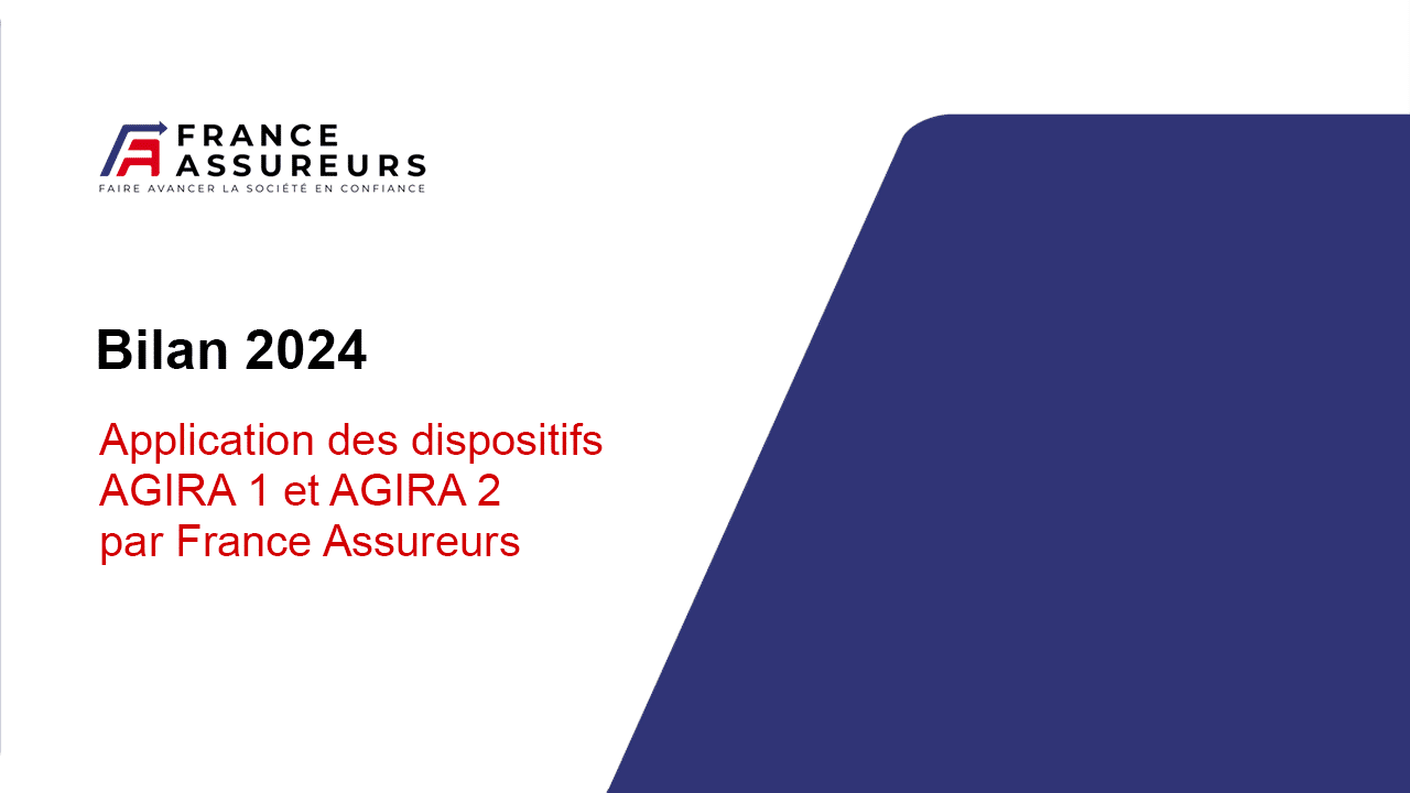 Bilan 2024 de l’application des dispositifs AGIRA 1 et AGIRA 2 par France Assureurs