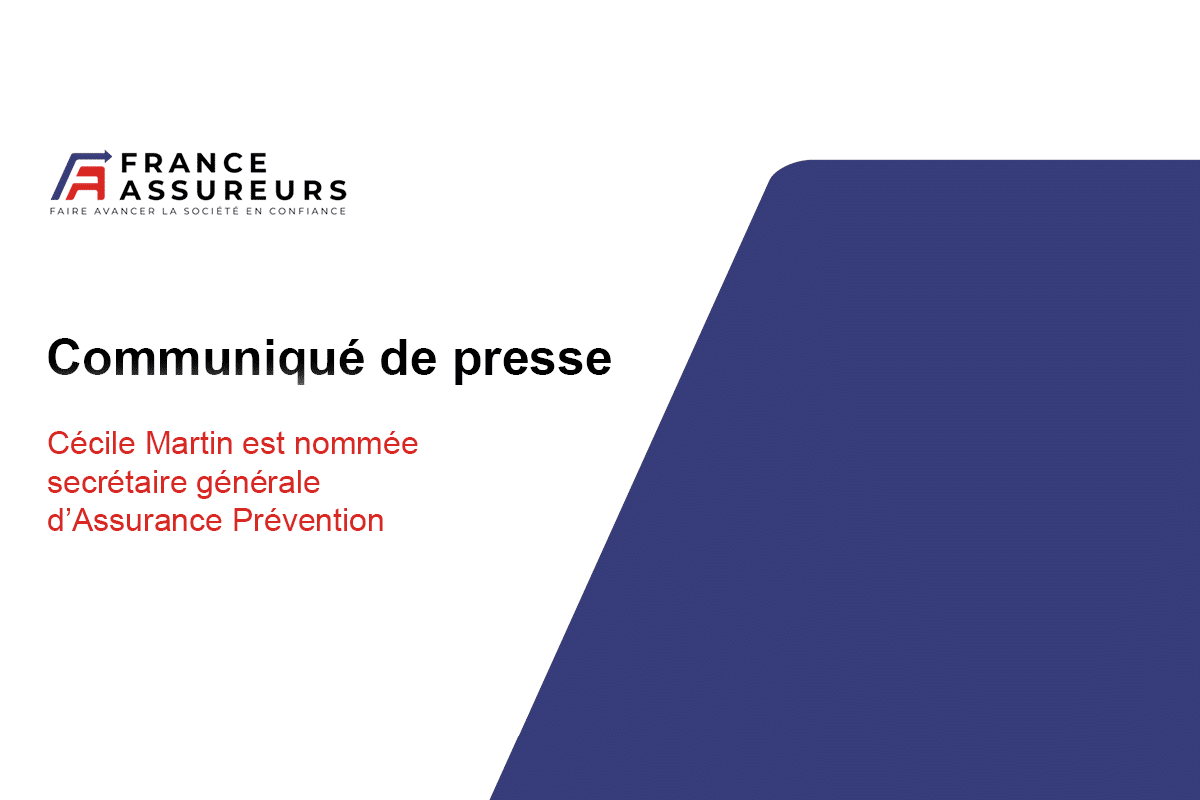 Cécile Martin est nommée secrétaire générale d’Assurance Prévention