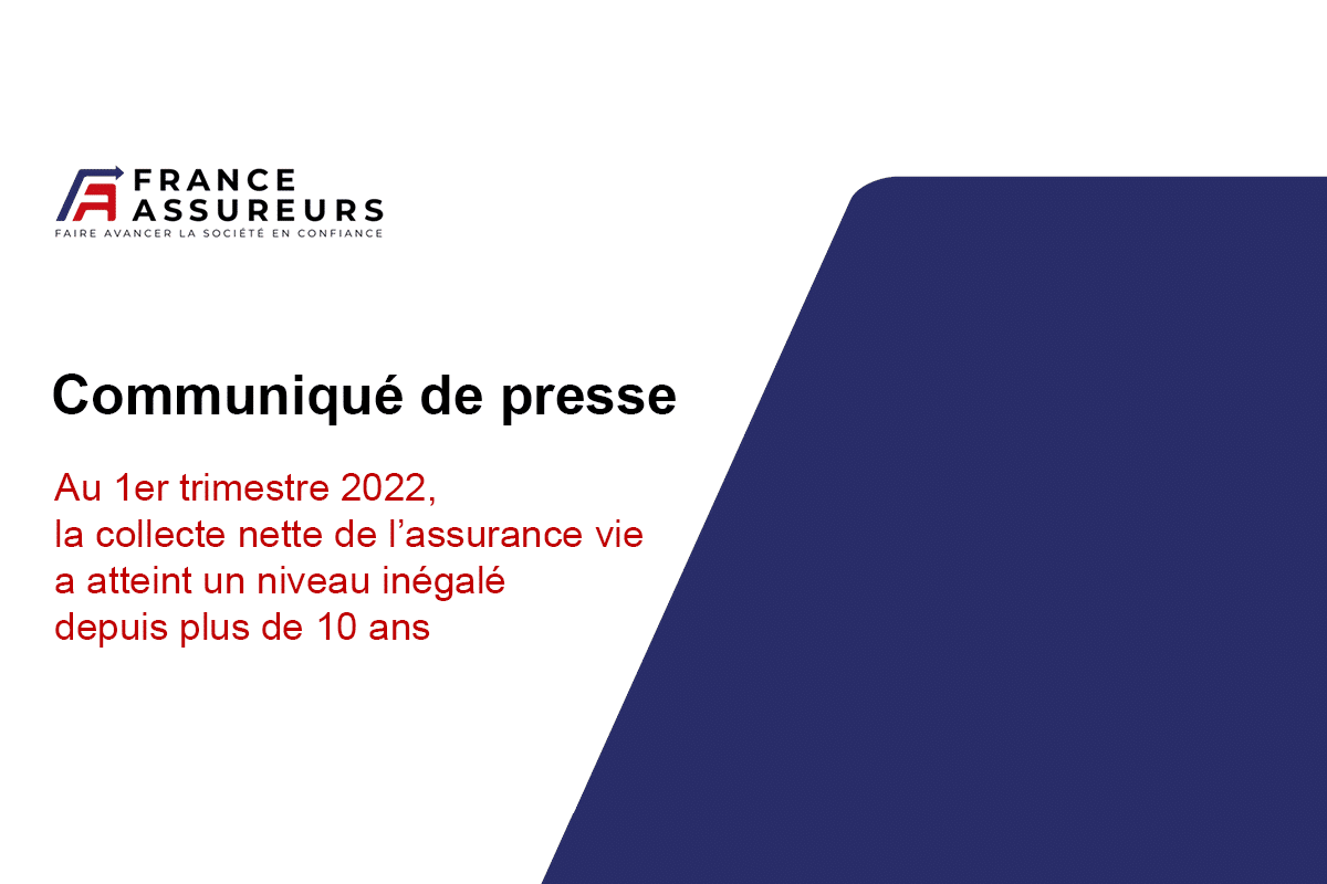 Au 1er trimestre 2022, la collecte nette de l’assurance vie a atteint un niveau inégalé depuis plus de 10 ans