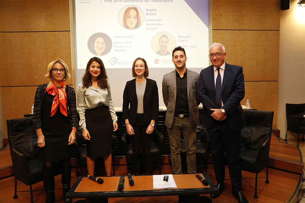 Remise du « Prix du meilleur mémoire » 2019 de l’Université de l’Assurance